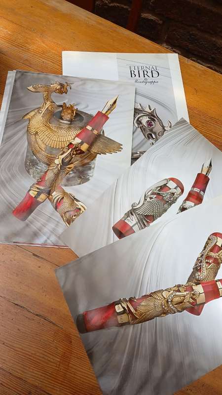 Eternal Bird Fountain Pen Brochure