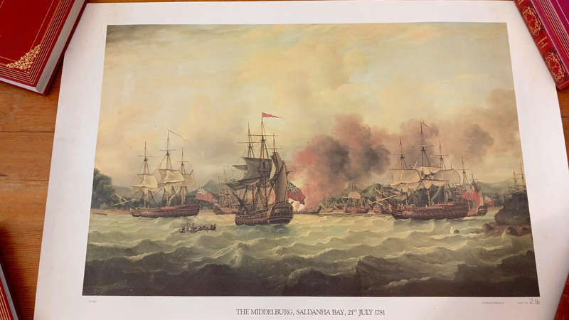 Saldanha Bay, 1781 -  numbered print
