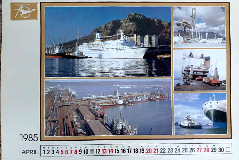 South African Transport Services Calendar 1985 - large format (new)