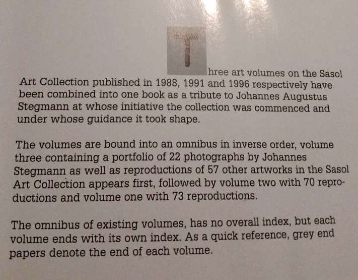 The Sasol Art Collection (three volumes in one)