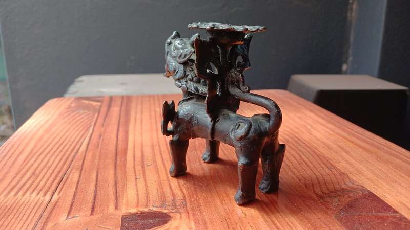 Tibetan Foo Dog Candle Holder
