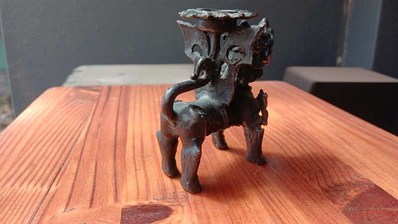 Tibetan Foo Dog Candle Holder