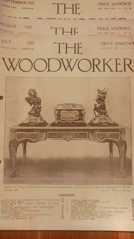 The Woodworker Magazine 1925-1930 (17 issues)