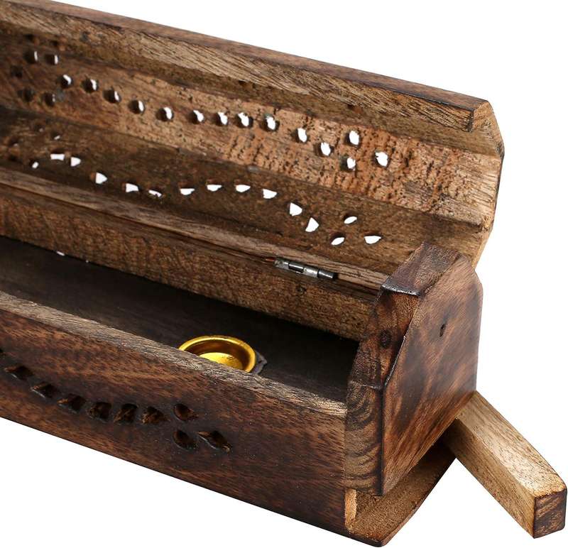 Wooden Incense Box Combo Starter Kit - White Sage (Elephant)