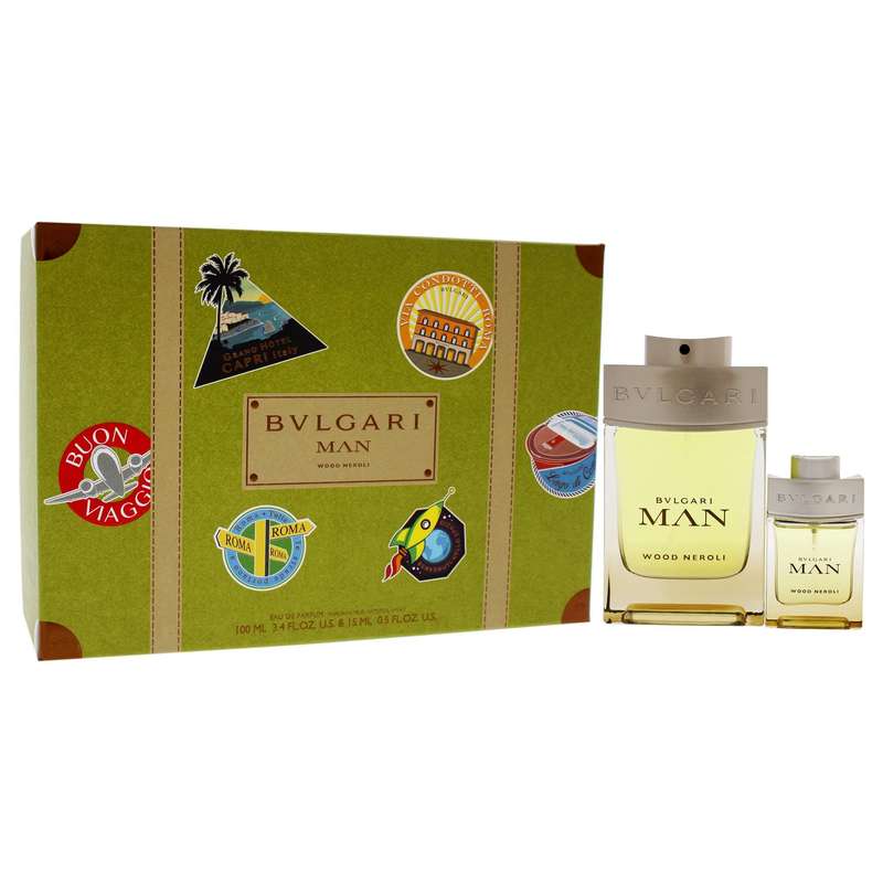 Bvlgari Man Wood Neroli Duo Gift set for Men 100ml EDP+15ml EDP