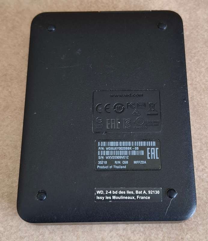 Western Digital 2TB Elements Portable External Hard Drive