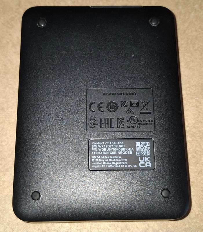 Western Digital 4TB Elements Portable External Hard Drive
