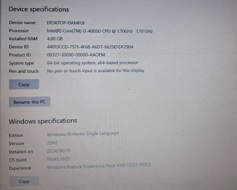 Acer Extensa 2510 Laptop Bargain 1.7GHZ Processor 240GB Solid State Drive