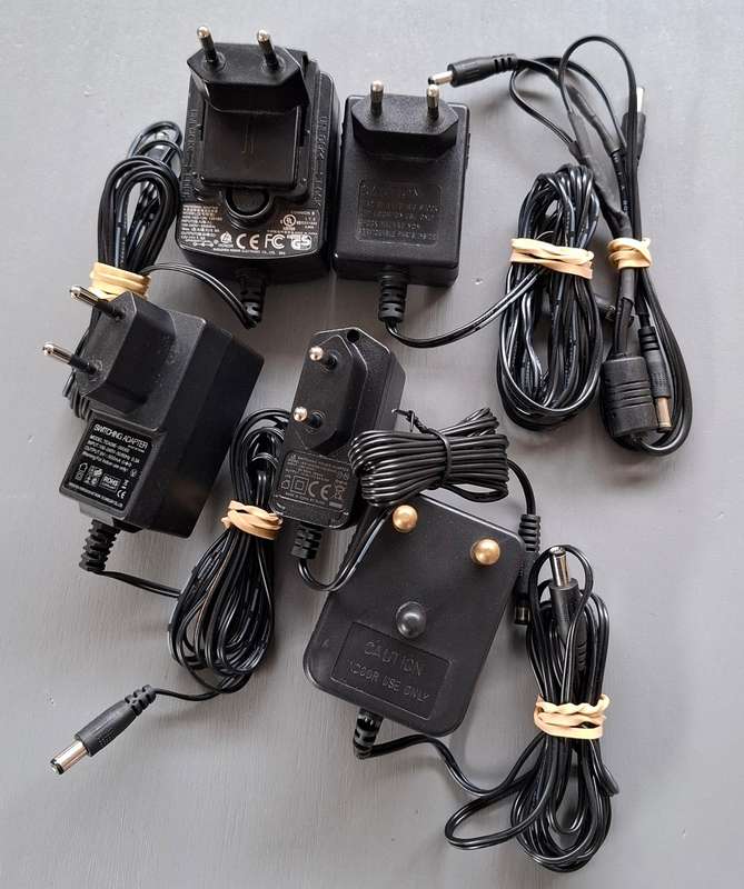 Set Of 5 Various Chargers Adapters