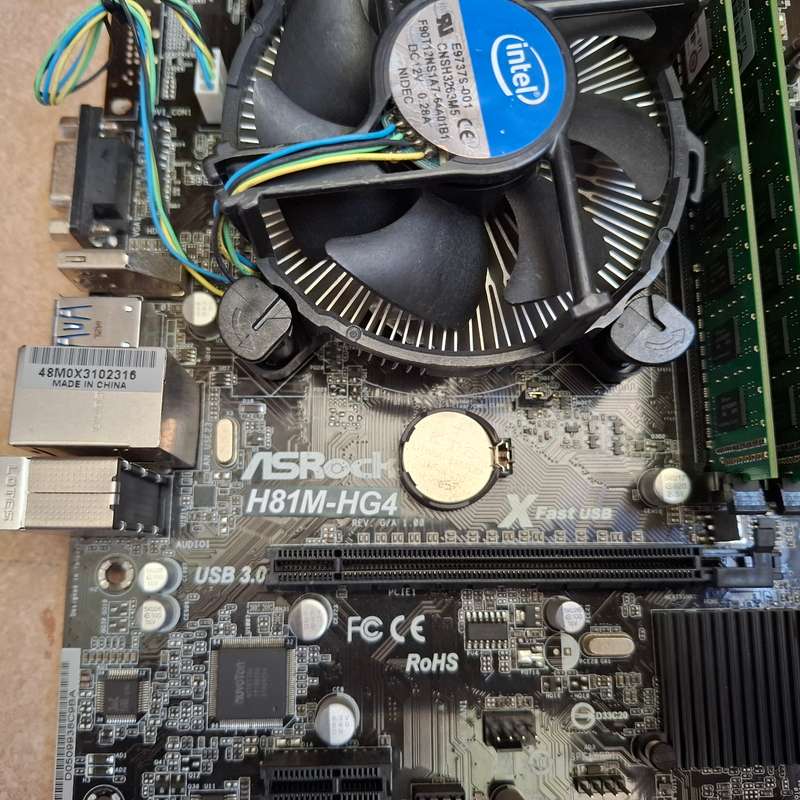 Asrock H81M-HG4 Motherboard Bundle Including Processor & Ram