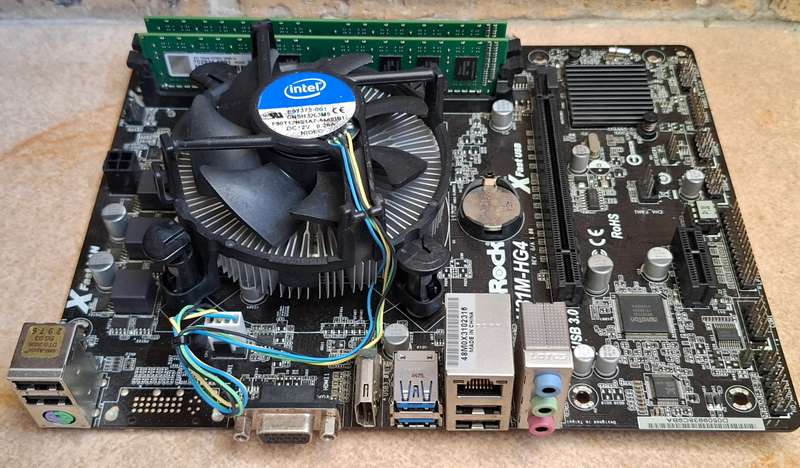 Asrock H81M-HG4 Motherboard Bundle Including Processor & Ram