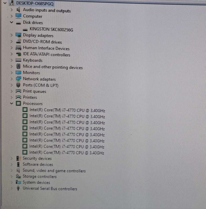 HP EliteDesk 800 G1 SFF Pc i7 8GB Ram 256GB Solid State Drive Windows 10 Pro