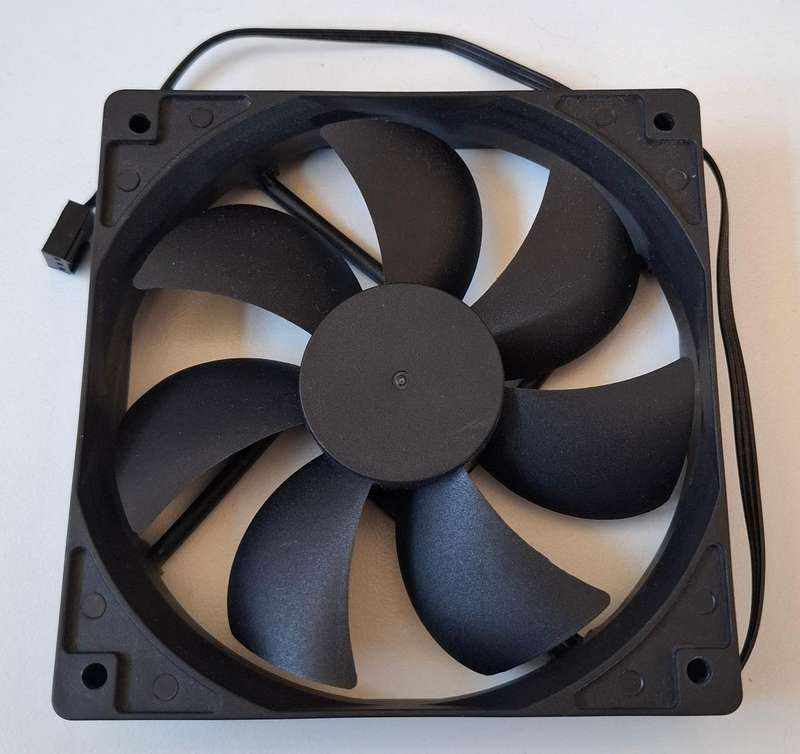 Cooler Master DF1202512SELN Desktop 120mm 3-Pin 12V Black Case Cooling Fan
