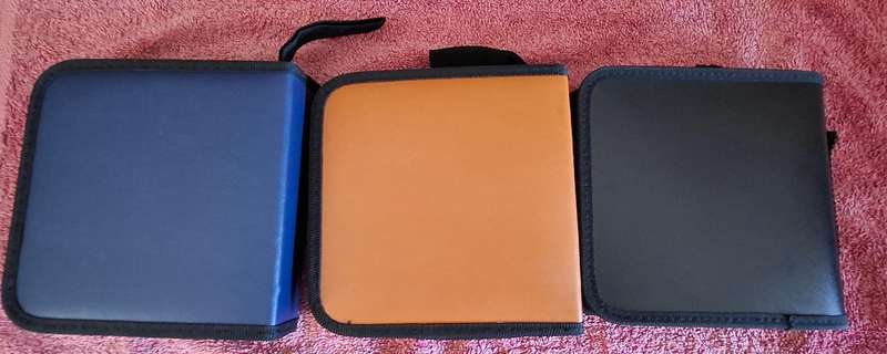 CD Wallet Set Of 3 Cd Dvd Holders