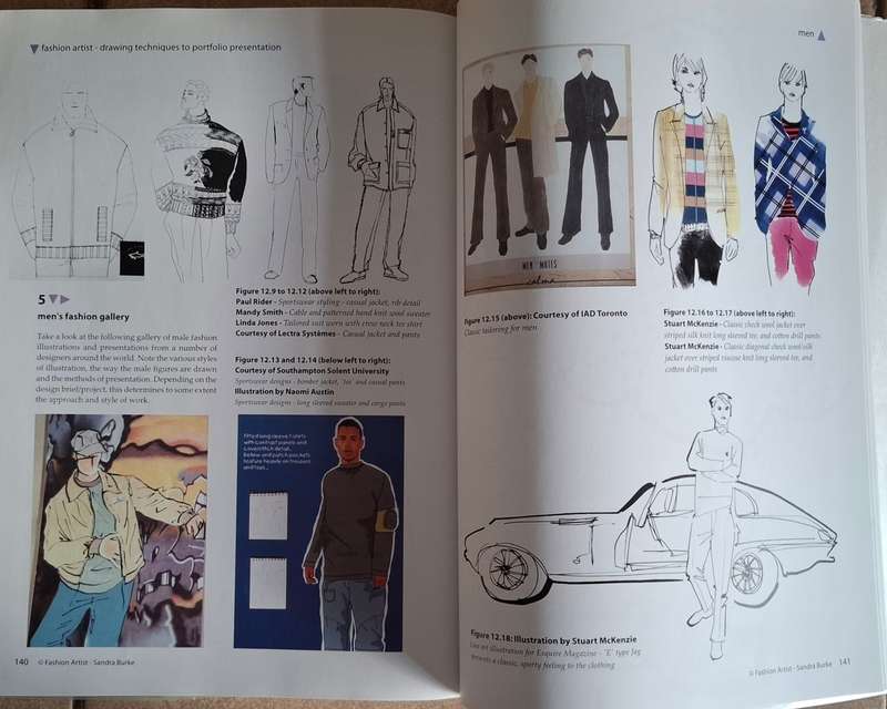 Fashion Artist - Drawing Techniques to Portfolio Presentation  2nd Edition - Sandra Burke