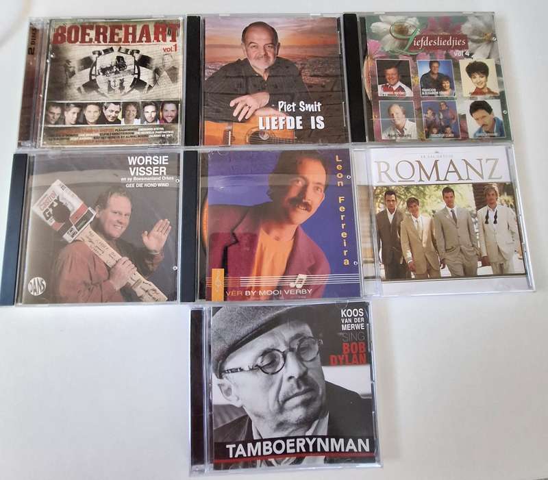 7 Cd Stel Van Afrikaanse Musiek