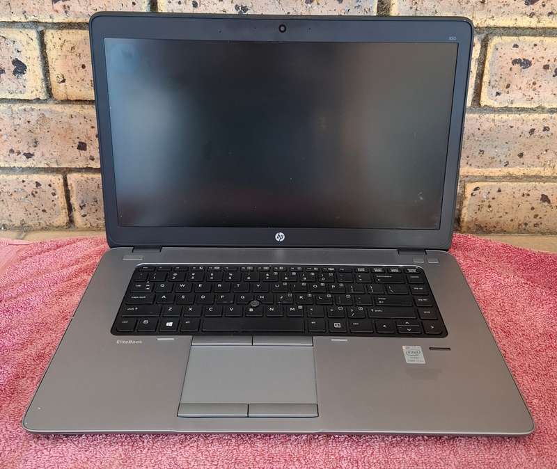 Hp EliteBook 850 G1 2.1GHZ i7 4600 CPU 8GB Ram Intel Pro 180GB Solid State Drive Win 10 Pro