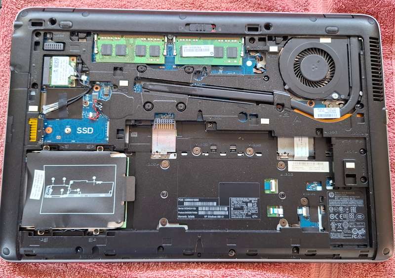 Hp EliteBook 850 G1 2.1GHZ i7 4600 CPU 8GB Ram Intel Pro 180GB Solid State Drive Win 10 Pro