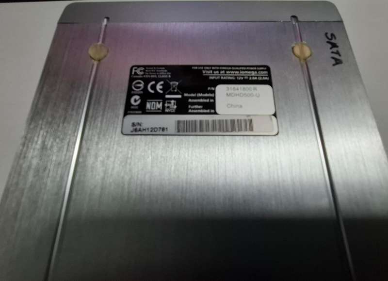 Iomega External 500GB Sata Hard Drive 3.5inch