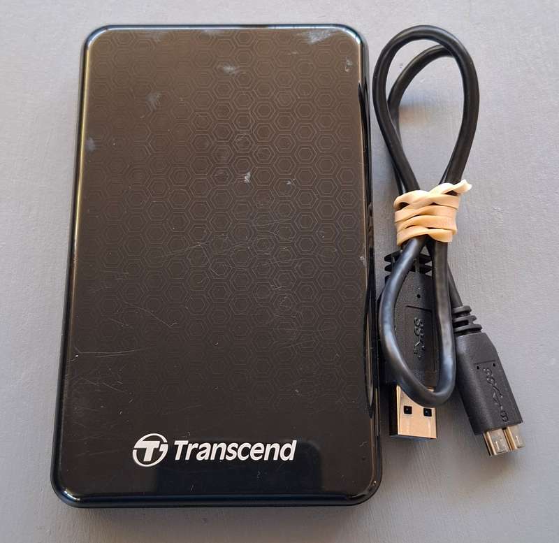 Transcend 2TB External Portable Hard Drive Model TS2TSJ25A3K