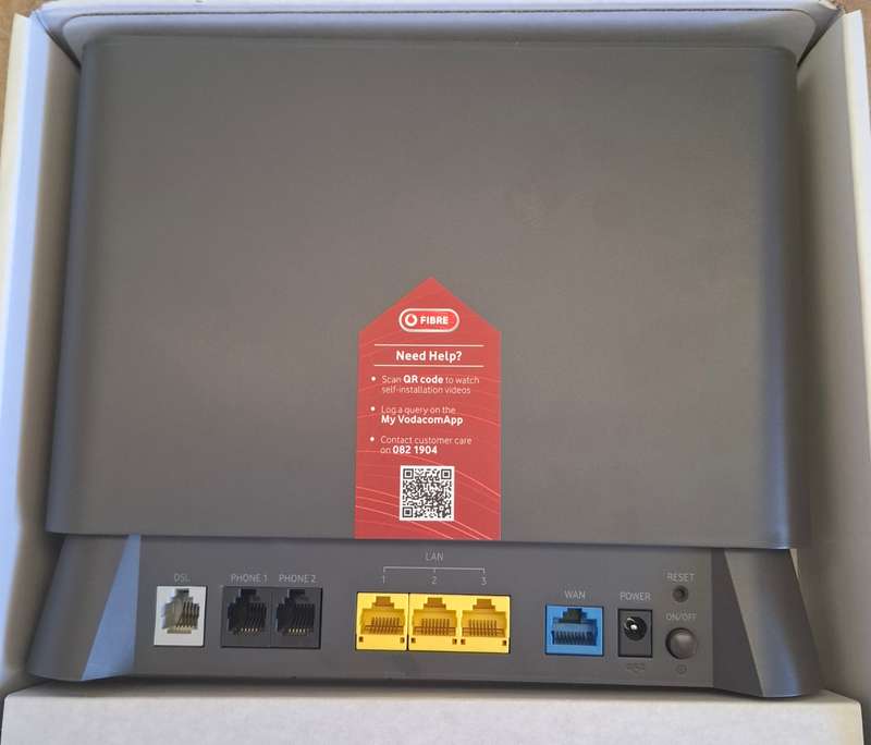 Vodafone H500 S Wireless Router Hub - High Speed 802.11Ac, Wifi Connection Wi-Fi Dual Band 2.4-5GHZ