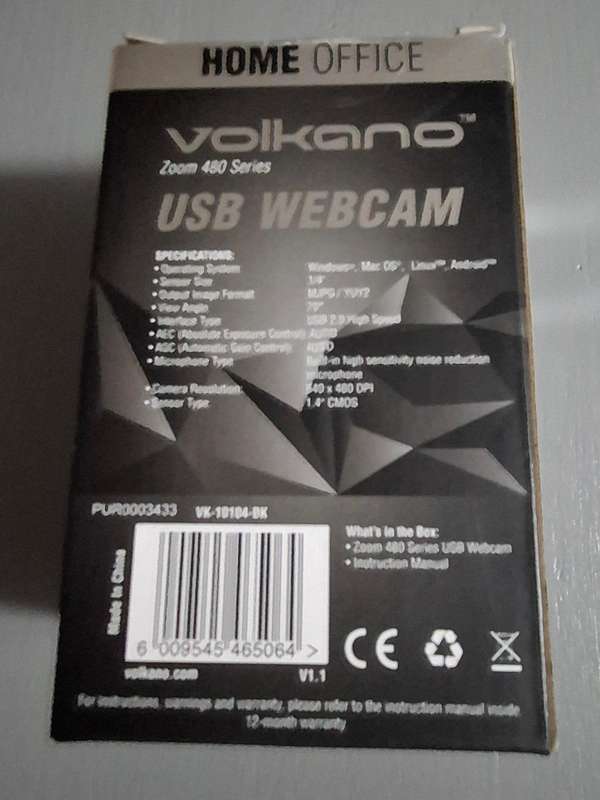 Volkano USB Webcam