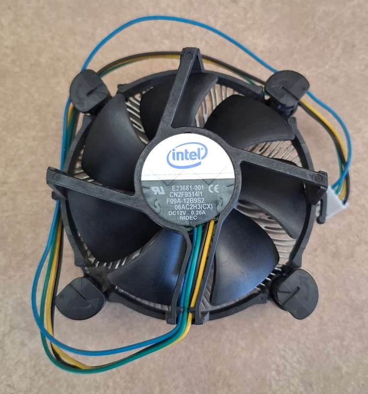 Intel Socket 775 Aluminum Heat Sink Fan Set of 2 Units