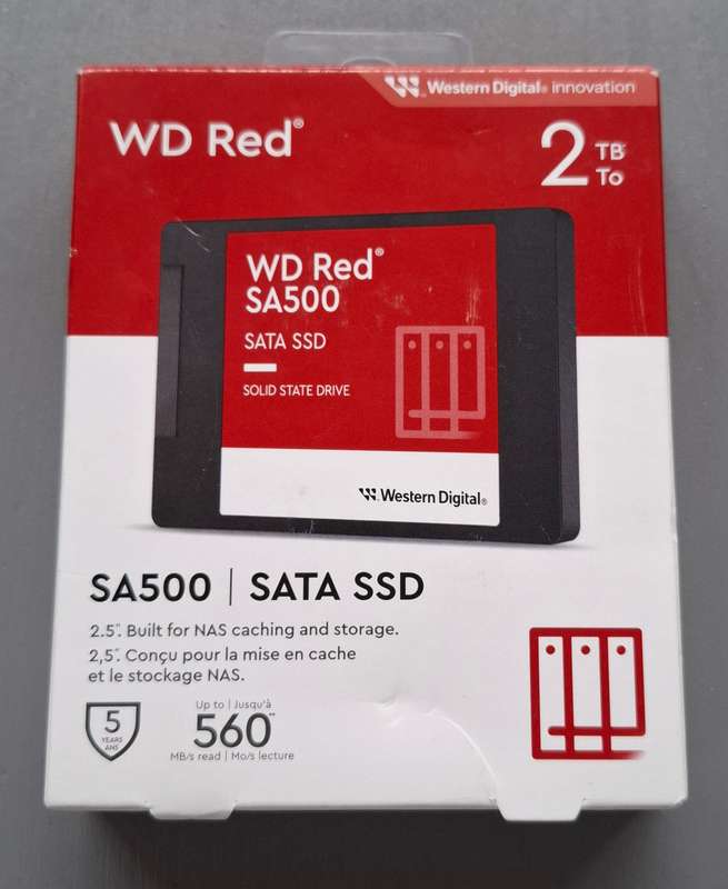 Western Digital Red 2TB Nas Solid State Drive Bargain!