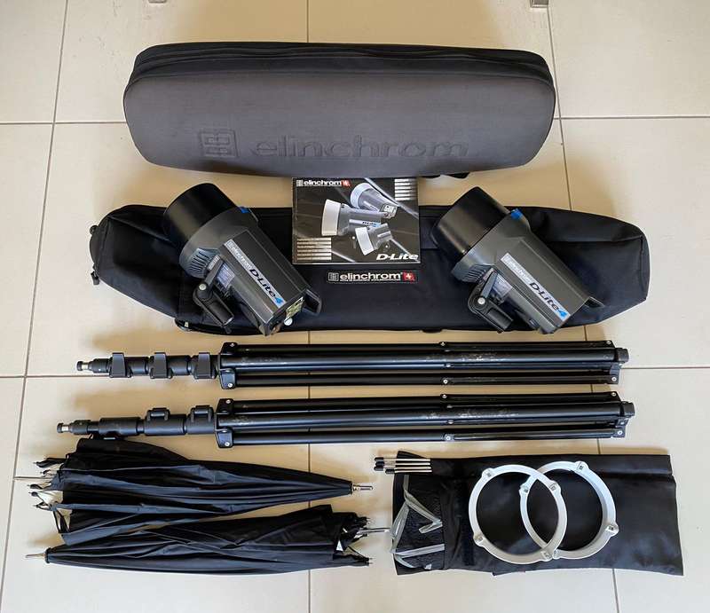 Photographic - Elinchrom studio flash set