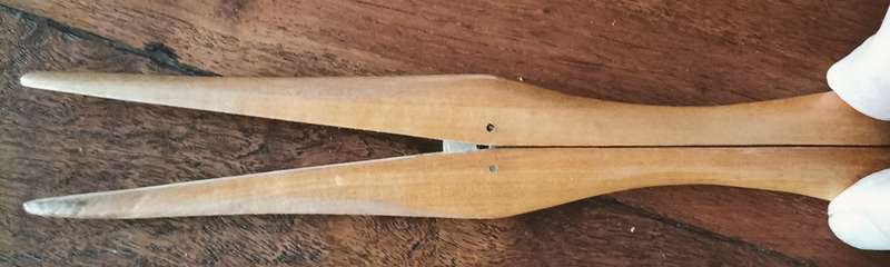 Vintage wooden glove stretcher
