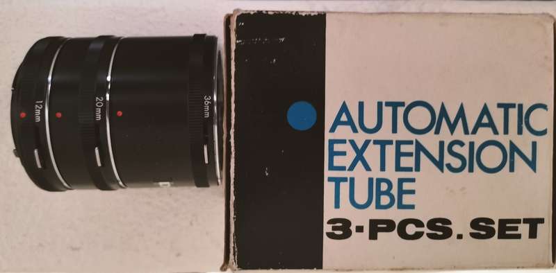 Vintage Contax 3-set extension tubes (in original box)