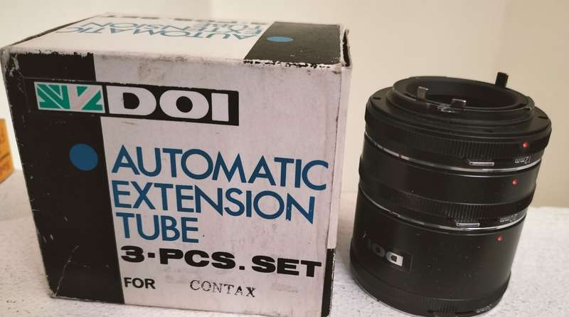 Vintage Contax 3-set extension tubes (in original box)
