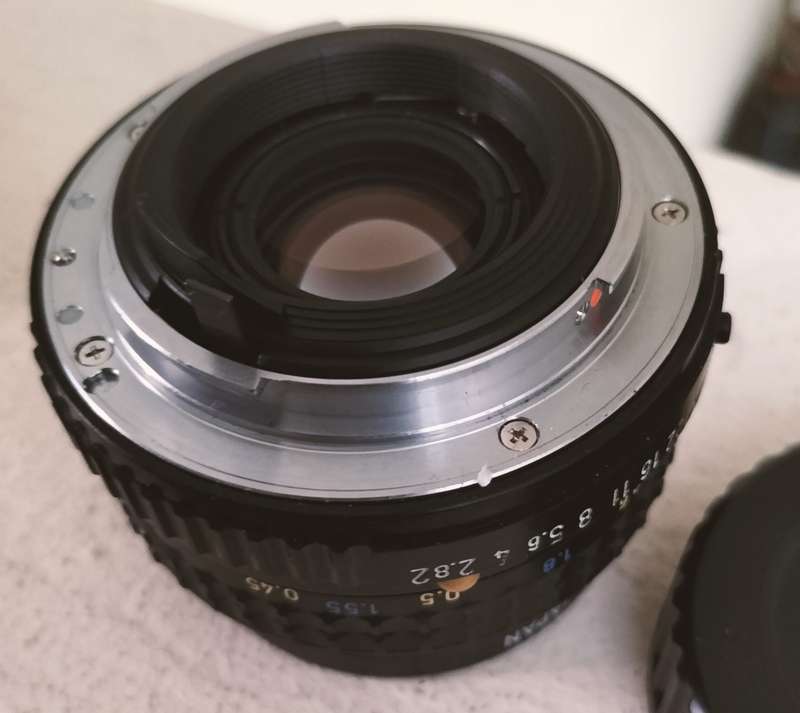 Vintage Pentax-A 50mm lens