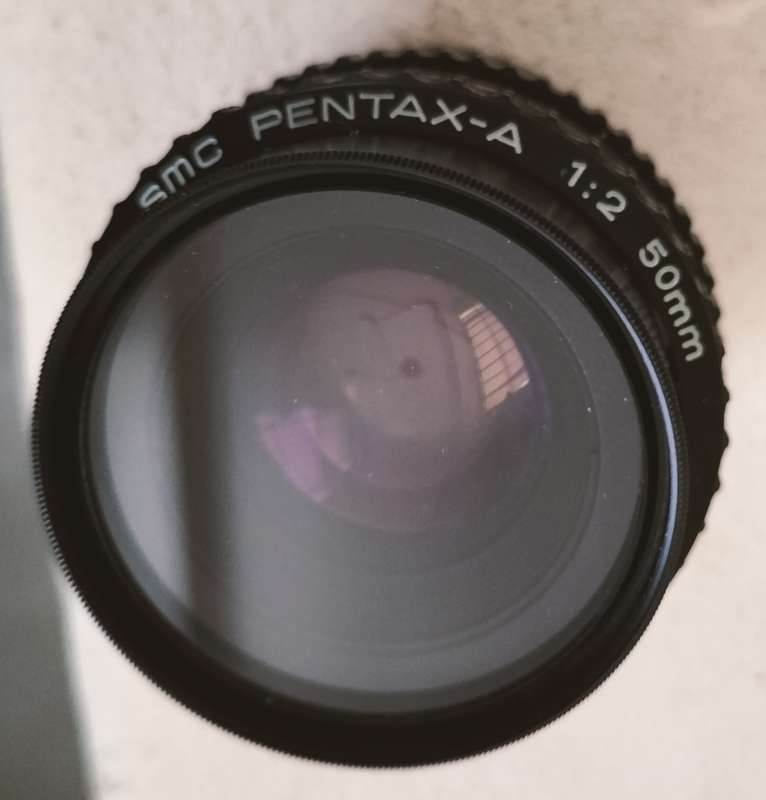 Vintage Pentax-A 50mm lens