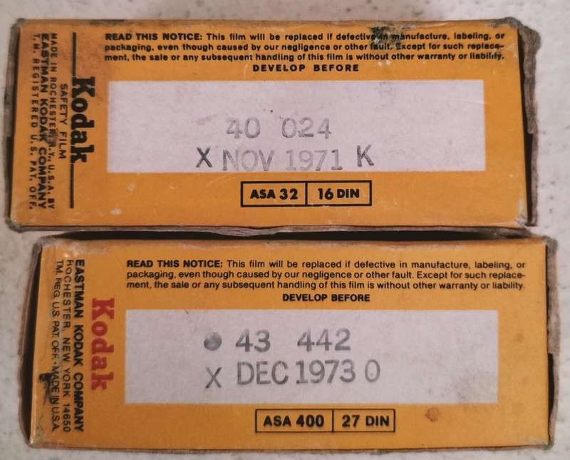 Vintage Kodak film (black and white) - expired