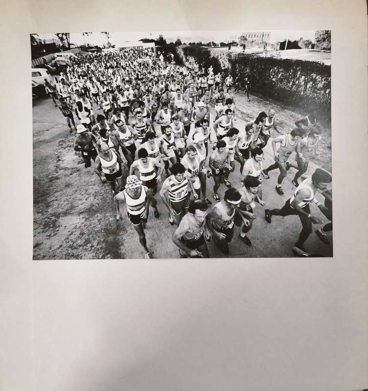 Vintage marathon photographer (1970s)
