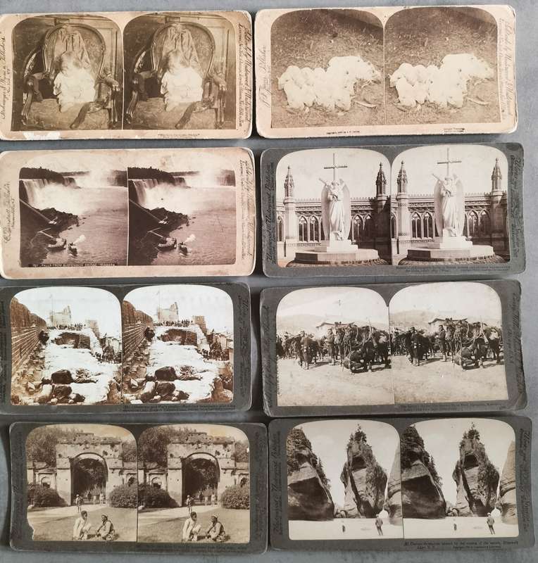 Stereo photographs - mixed International  (x17)