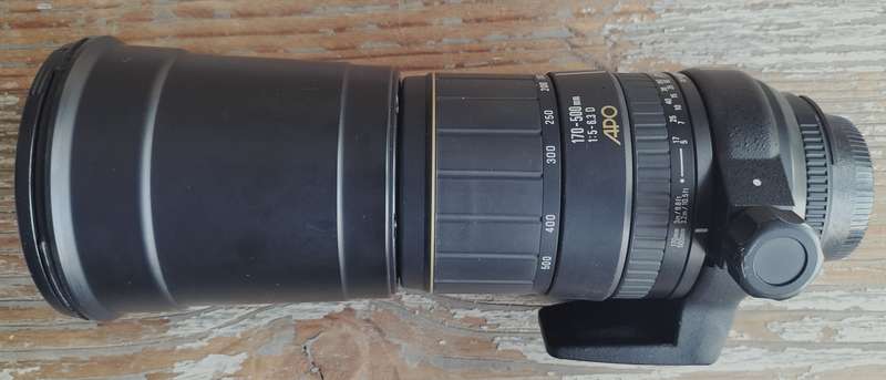 Vintage Sigma lens for Nikon AF - AF MF Zoom 170-500mm f5-6.3 D APO(MC18)