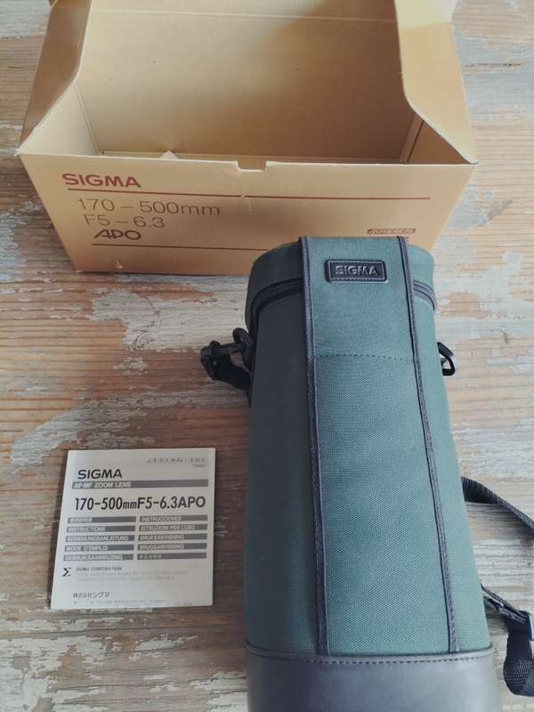 Vintage Sigma lens for Nikon AF - AF MF Zoom 170-500mm f5-6.3 D APO(MC18)
