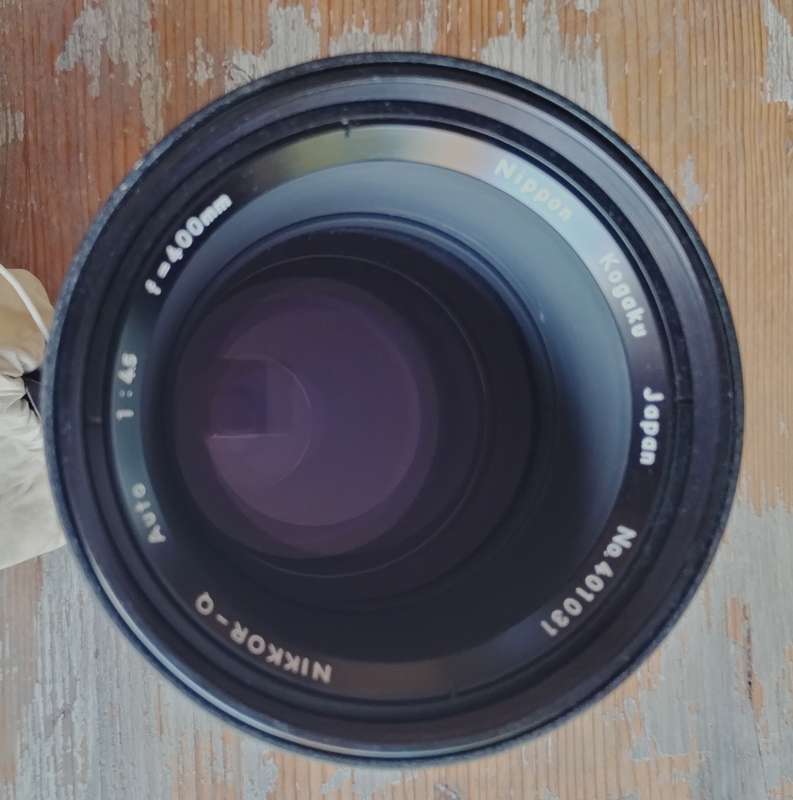 Rare Vintage Nikon Q Auto 4.5/400mm lens (MC21)