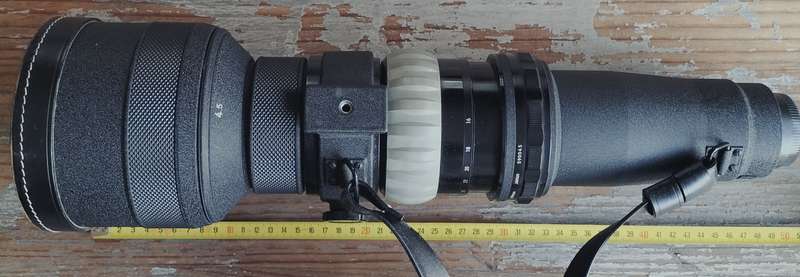 Rare Vintage Nikon Q Auto 4.5/400mm lens (MC21)