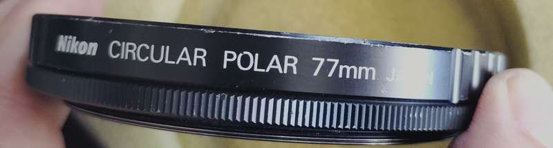 Nikon circular polar filter 77mm (MD41)