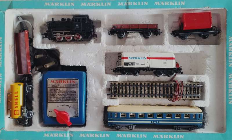 Marklin - Goods train - 2963 (boxed) - 9 pieces