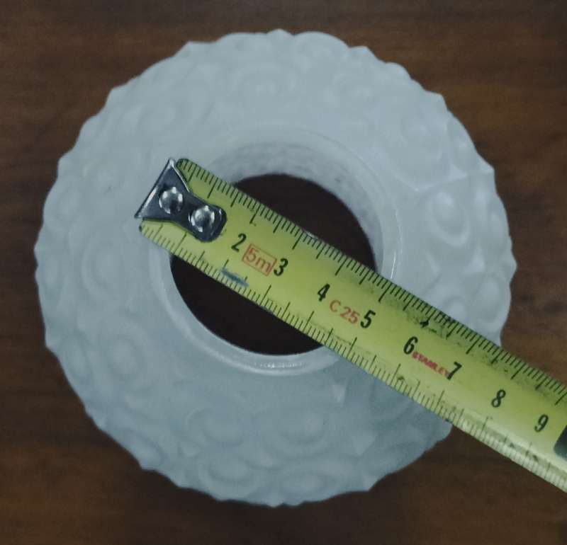 Vintage lamp / ceiling light - white