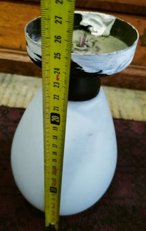 Vintage lamp / ceiling light (white)