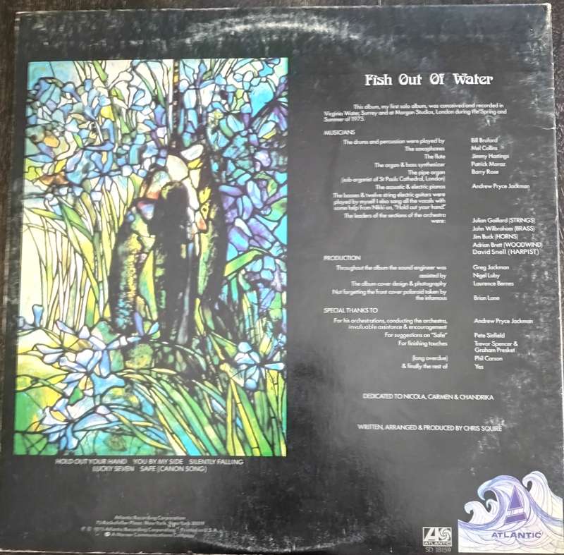 Vintage LP / Vinyl - Fish out of water - Chris Squire