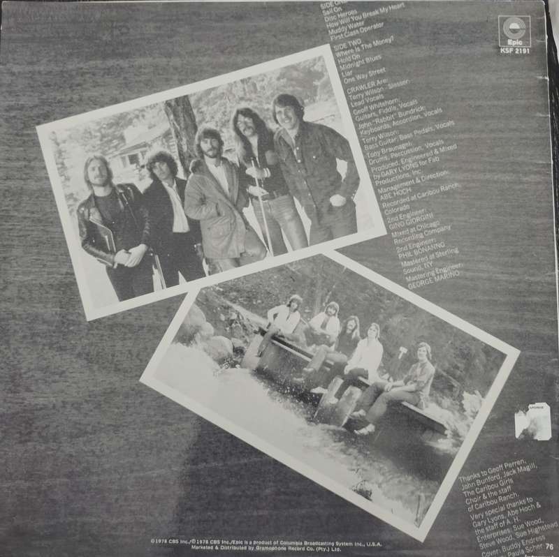 Vintage LP / Vinyl - Crawlers - Snake Rattle and Roll