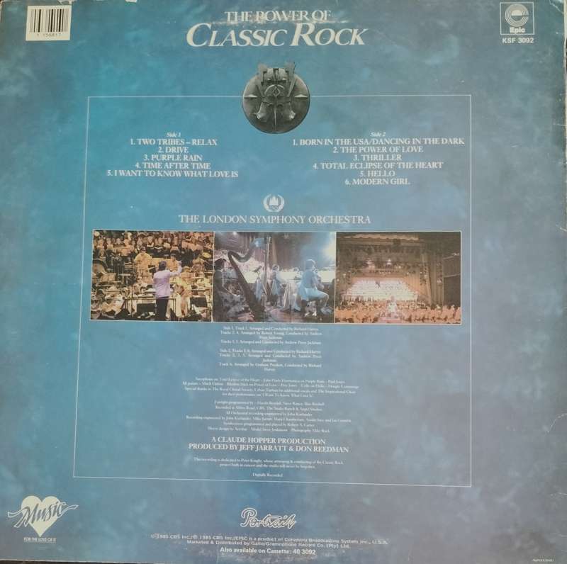 Vintage LP / Vinyl / Record - The Power of Classic Rock (The London Symphony Orchestra)