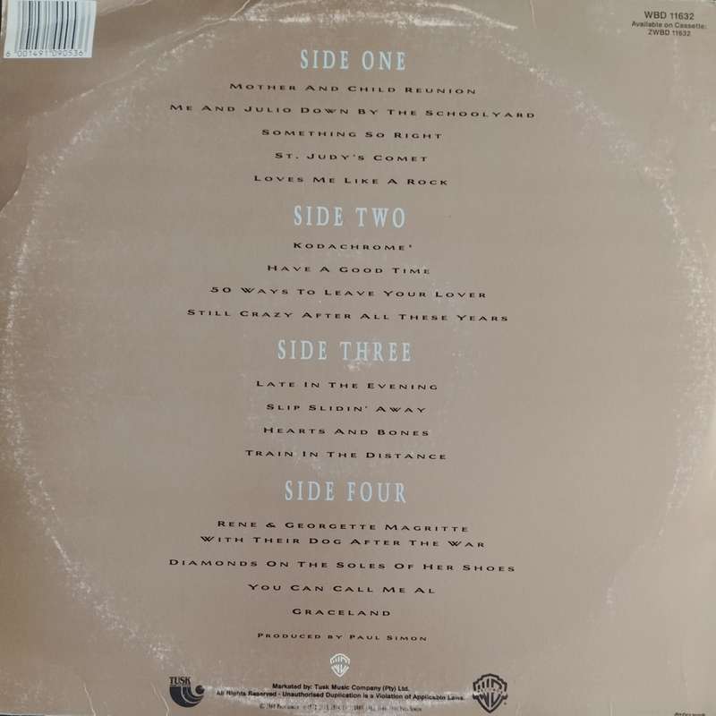 Vintage LP / Vinyl / Record - Paul Simon - Negotiations and love songs 1971 - 1986 (x 2 LP)