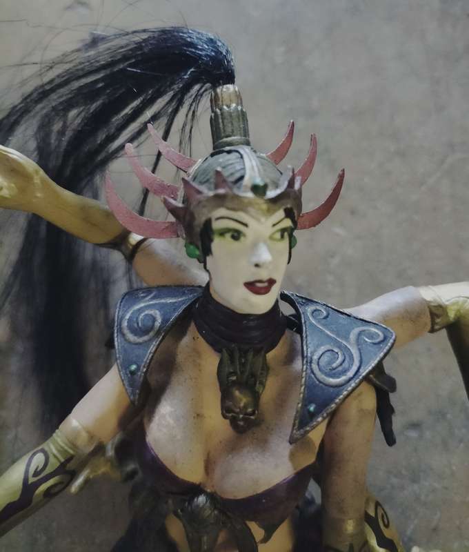 Rubber figurine (McFarlane toy?) - six armed lady